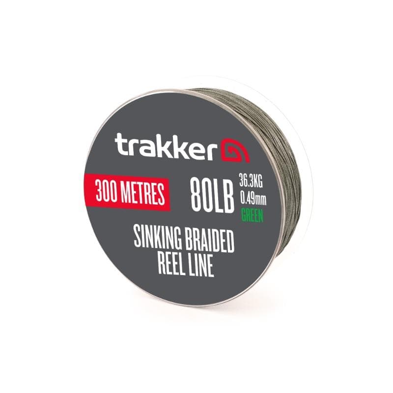 Trakker Sinking Braid Reel Line 80lb 36.3kg 0.49mm 300m