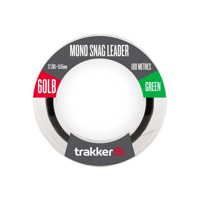 Trakker Snag Leader 60lb 27.2kg 0.65mm 100m Green