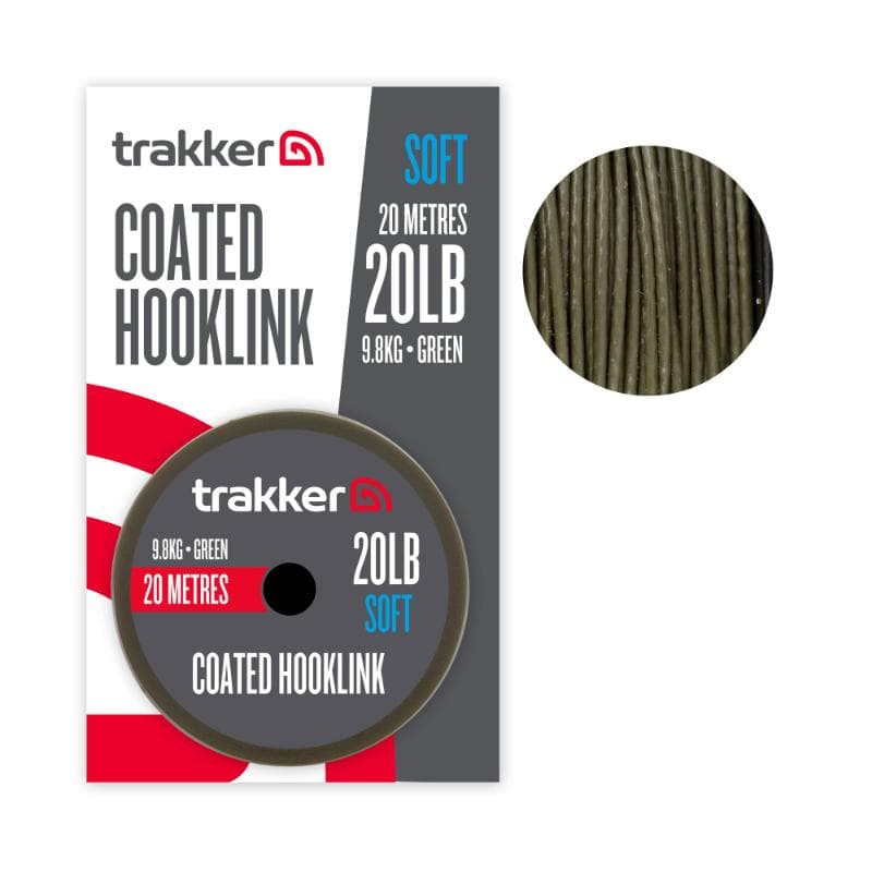 Trakker Soft Coated Hooklink 20lb 9.8kg 20m