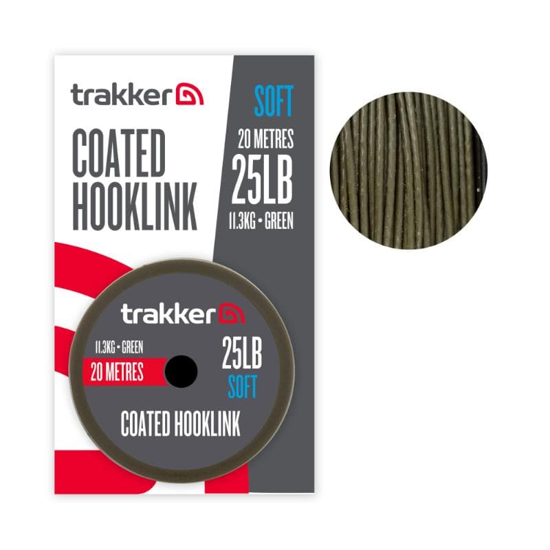 Trakker Soft Coated Hooklink 25lb 11.3kg 20m