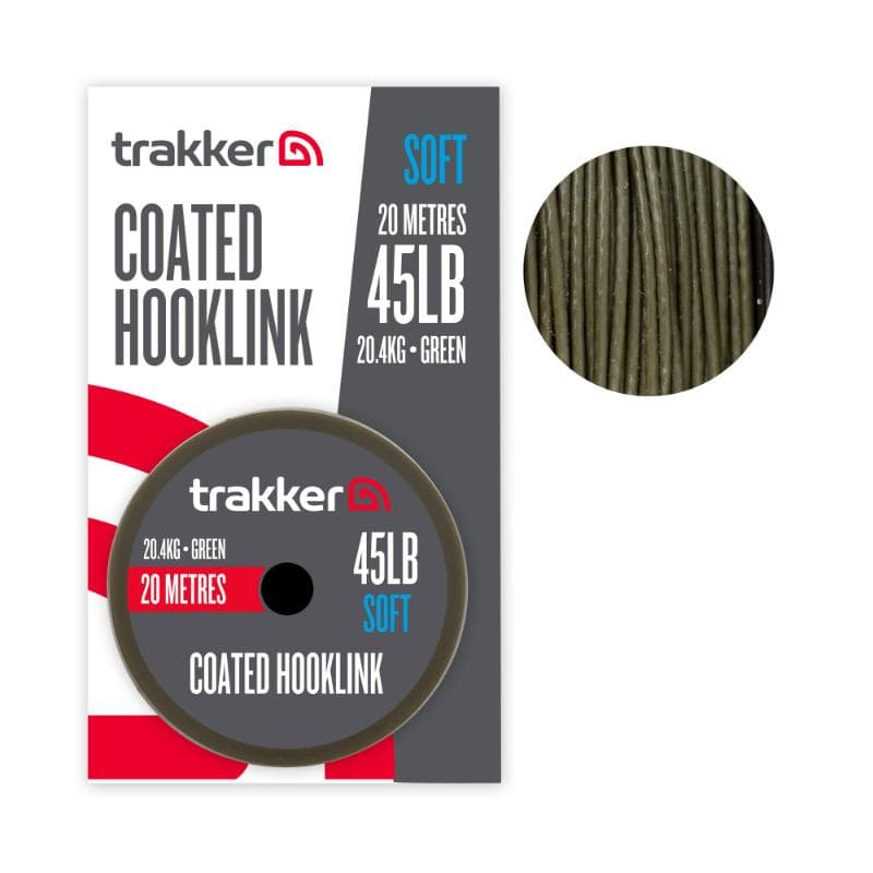 Trakker Soft Coated Hooklink 45lb 20.4kg 20m