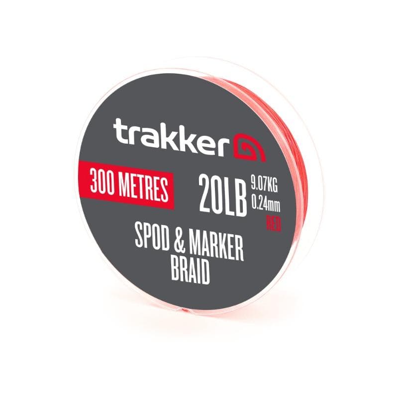 Trakker Spod Marker Braid 20lb 9.07kg 0.24mm 300m Red