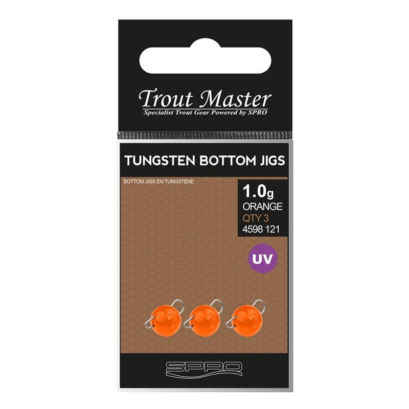 Trout Master Tungsten Bottom Jigs Black 1g 3st. - foto 3