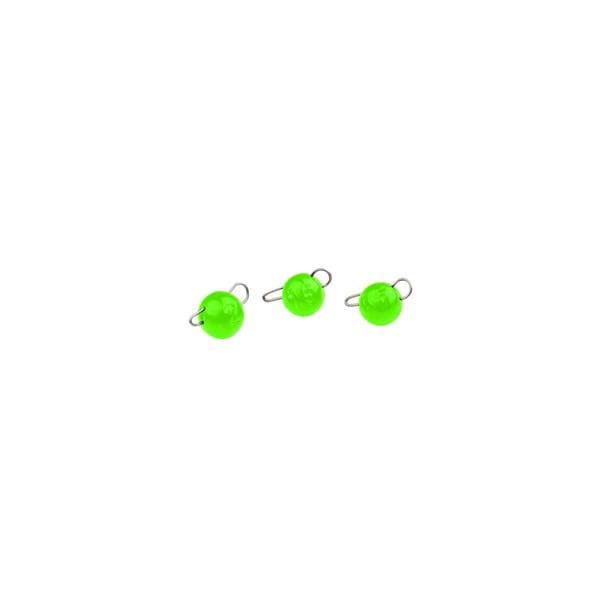 Trout Master Tungsten Bottom Jigs Green 1g 3st.