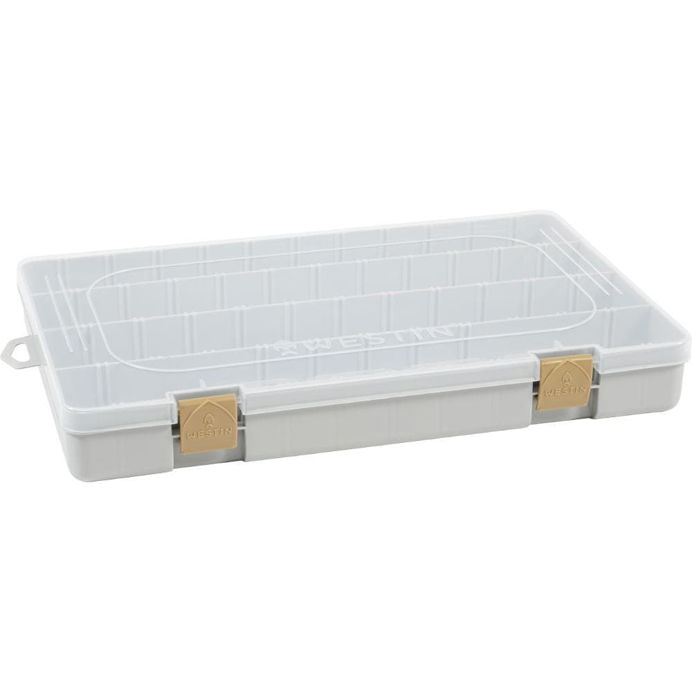 Westin W3 Tackle Box 36x22.5x4.8cm S4 Grey/Clear