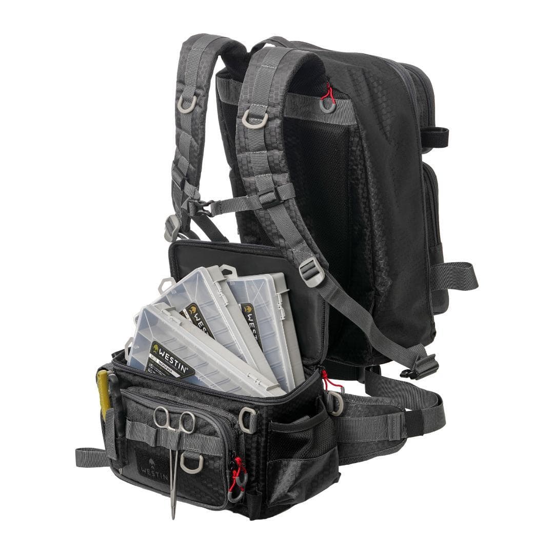 Westin W4 Master 3 In 1 Backpack 3 Boxes XL Titanium Black - foto 3