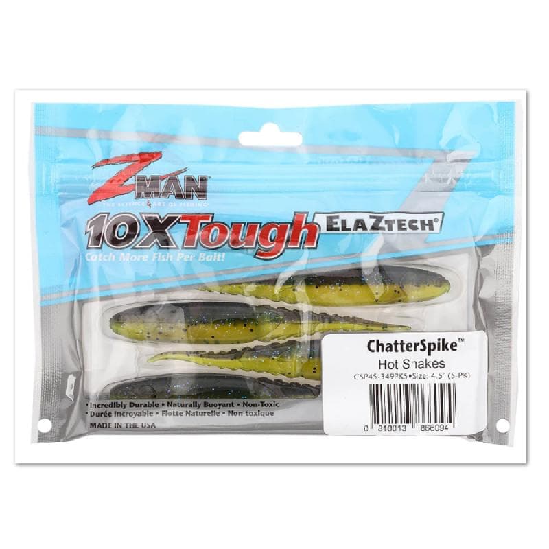 Zman Chatterspike 4.5" Inch Hot Snakes - foto 3