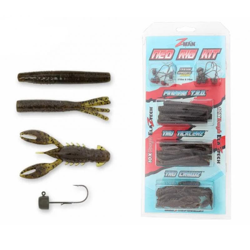 Zman Ned Rig Kit Green Pumpkin